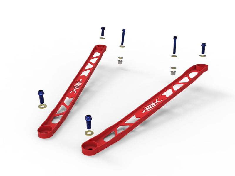 aFe CONTROL 304 Stainless Steel Front Suspension Strut Brace Red - Toy