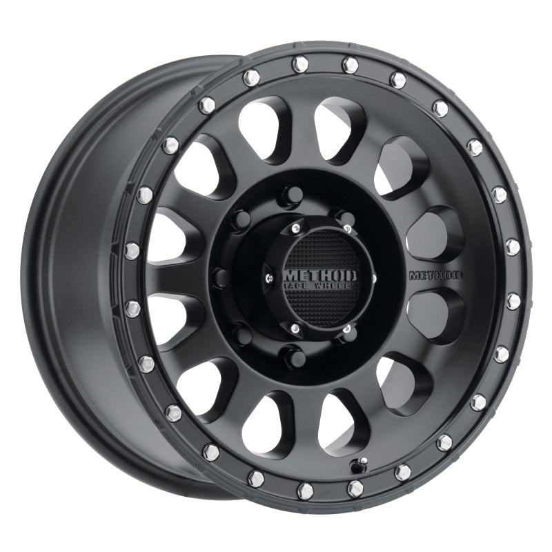 Method MR315 18x9 +18mm Offset 8x6.5 130.81mm CB Matte Black Wheel