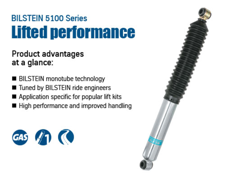 Bilstein 5100 Series 2009 Ford F-150 FX4 Front 46mm Monotube Shock Abs