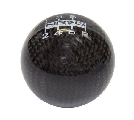 NRG Ball Style Shift Knob - Heavy Weight 480G / 1.1Lbs. - Black Carbon