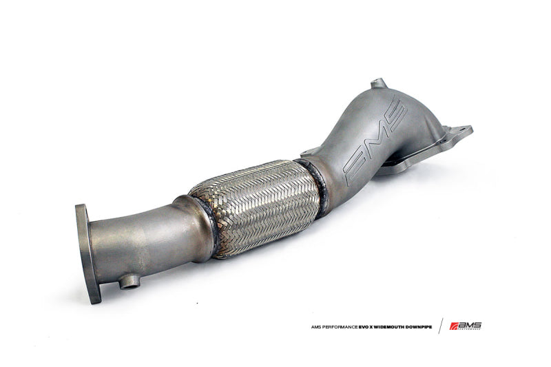 AMS Performance 08-15 Mitsubishi EVO X Widemouth Downpipe w/Turbo Outl