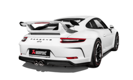 Akrapovic 2018 Porsche 911 GT3 (991.2) Slip-On Race Line (Titanium) w/