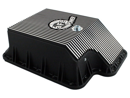 afe Transmission Pan (Black); Ford Diesel Trucks 03-10 V8-6.0/6.4L (td