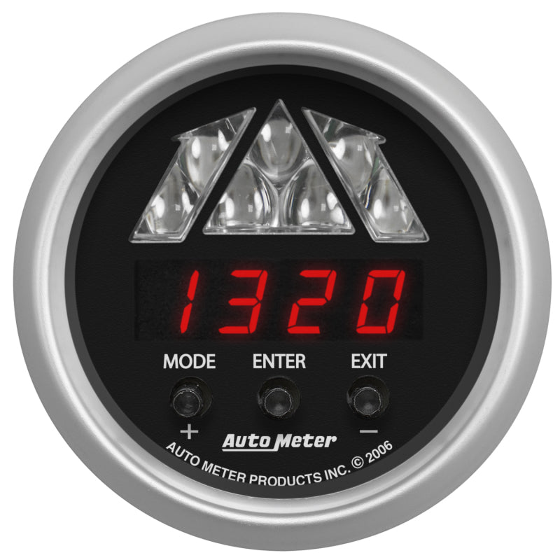 Autometer Sport-Comp 52mm 0-15k RPM Digital Pro Shift System Shift Lig