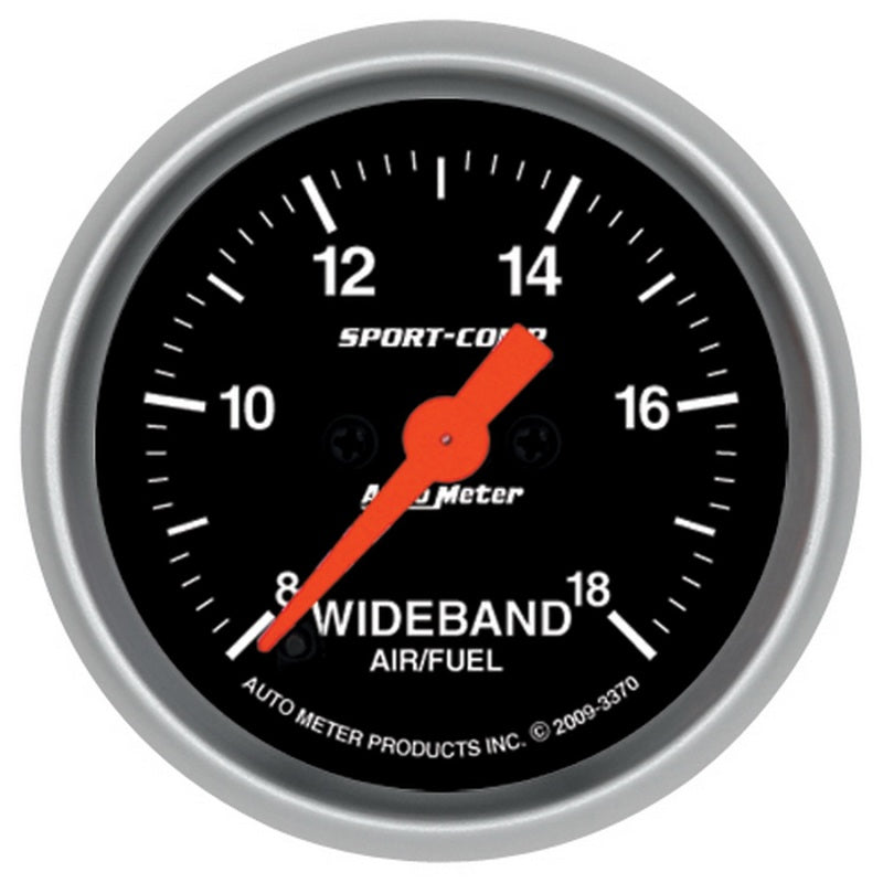 Autometer Sport-Comp 52mm Full Sweep Electronic Analog Wideband Air/Fu