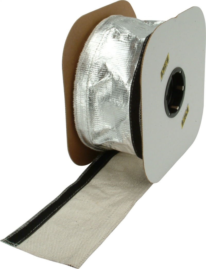DEI Heat Shroud 2-1/2in x 50ft Spool - Aluminized Sleeving-Hook and Lo