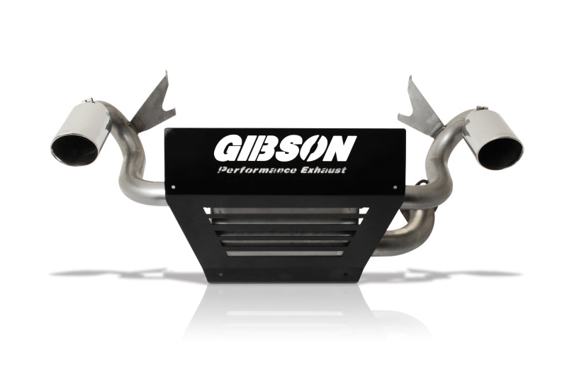 Gibson 16-18 Polaris RZR XP Turbo EPS Base 2.25in Dual Exhaust - Stain