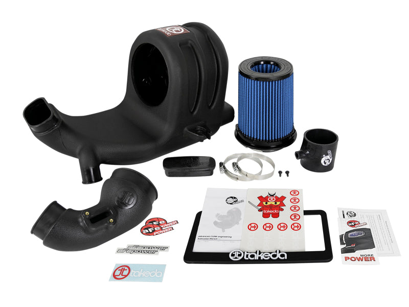 aFe Takeda Momentum Pro 5R Cold Air Intake System 15-18 Honda Fit I4-1