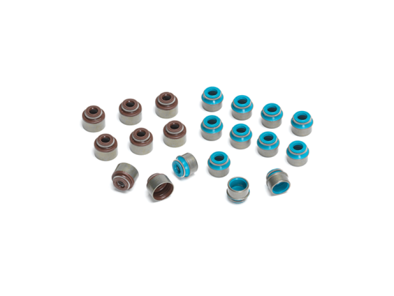 Supertech Nissan 6mm Viton Exhaust Valve Stem Seal - Set of 12