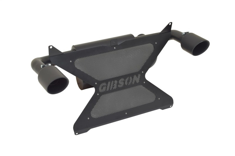 Gibson 17-20 Can-Am Maverick X3 Turbo Base 2.25in Dual Exhaust - Black