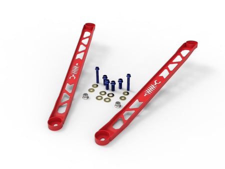 aFe CONTROL 304 Stainless Steel Front Suspension Strut Brace Red - Toy