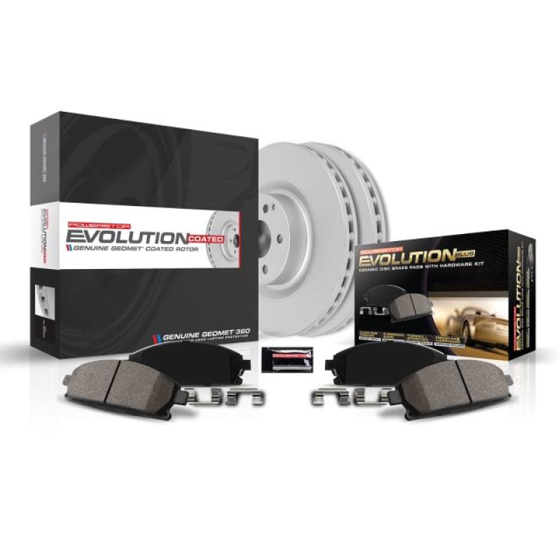 Power Stop 17-18 Honda CR-V Rear Z17 Evolution Geomet Coated Brake Kit - PowerStop