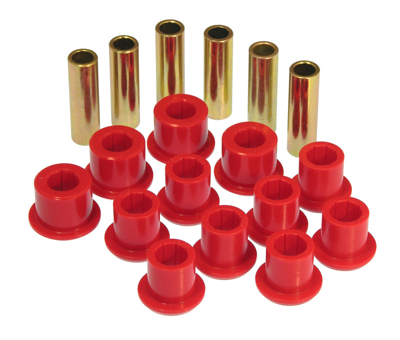 Prothane 98-08 Ford Ranger Rear Leaf Spring Bushings - Red