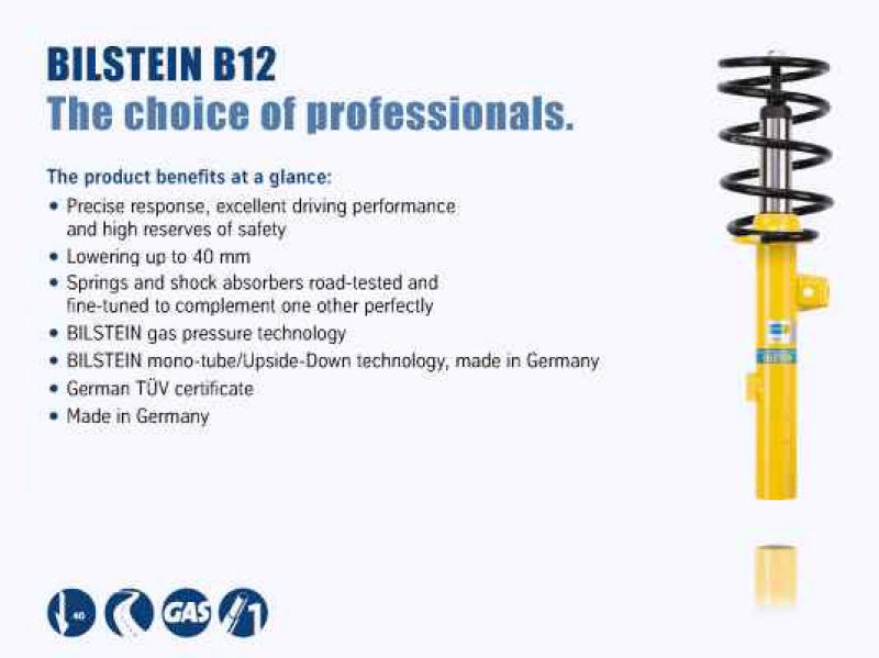 Bilstein B12 (Pro-Kit) 06-10 Dodge Charger V6/V8 2.7L/3.5L/5.7L Front 