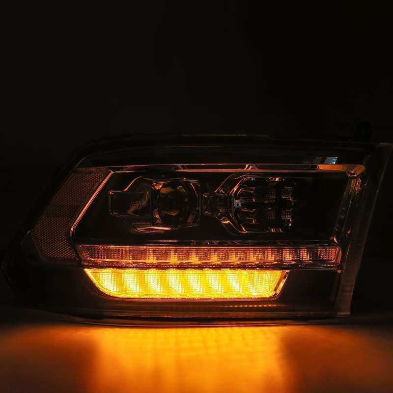 AlphaRex 09-18 Dodge Ram 2500HD LUXX LED Proj Headlights Plank Style B