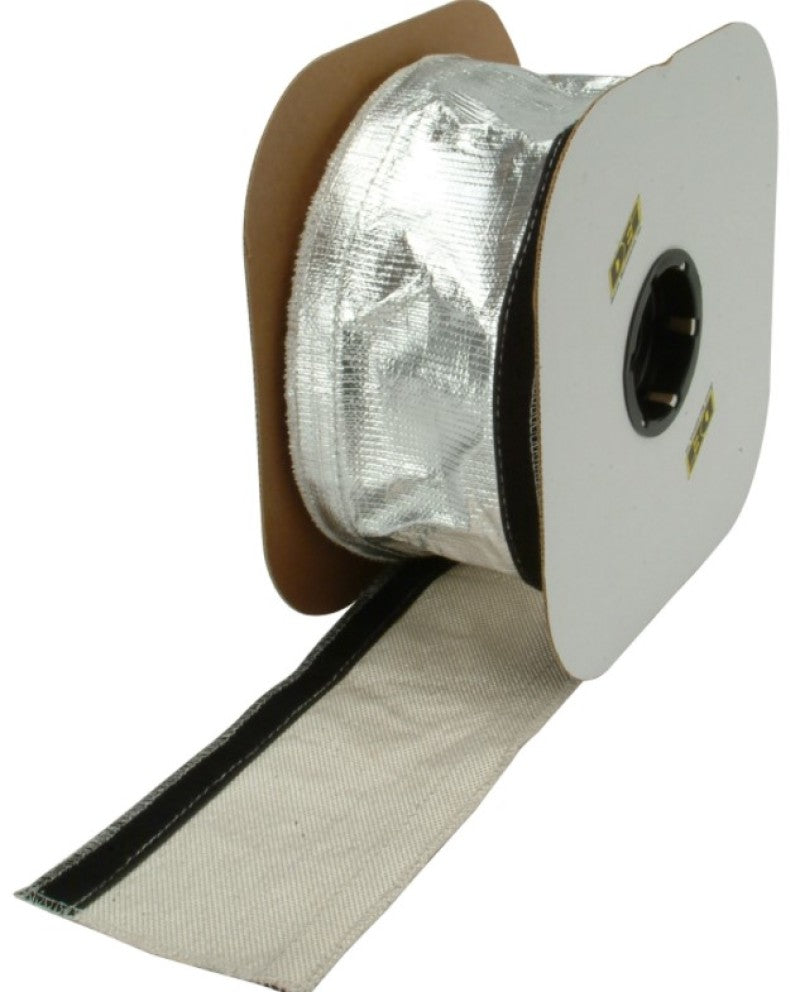 DEI Heat Shroud 2-1/2in x 50ft Spool - Aluminized Sleeving-Hook and Lo