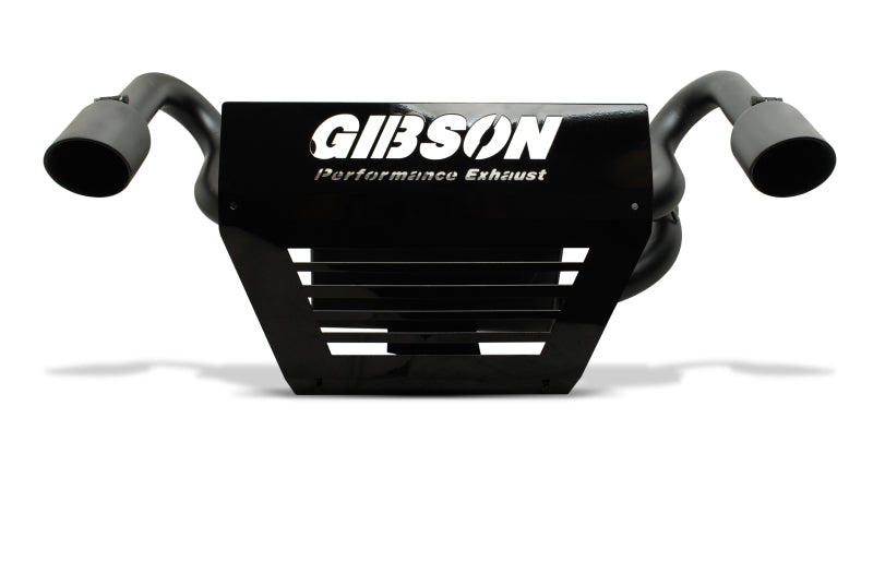 Gibson 16-18 Polaris RZR XP Turbo EPS Base 2.25in Dual Exhaust - Black